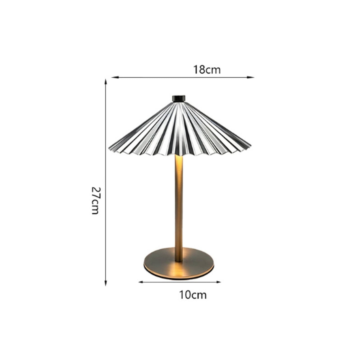 Rechargeable Bedside Lamp Creative Design LED Night Light Decorative for Bedroom