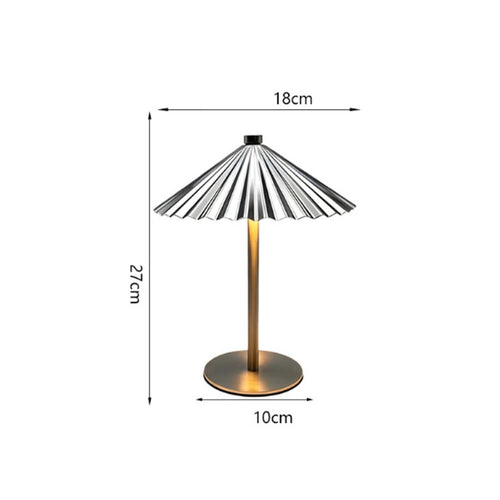 Rechargeable Bedside Lamp Creative Design LED Night Light Decorative for Bedroom