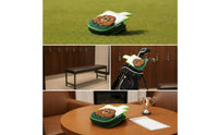 Embroidered Square Putter Headcover Cute Square Mallet Putter Headcover Stain-Resistant Golf Club Cover with Soft Inner Soft Inner Padding Eye-Catching for Golfers
