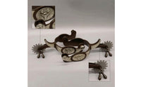 Horse Riding Aids with Rotating Wheel Engraved Riding Aids with Rowels Versatile Tack for Stables