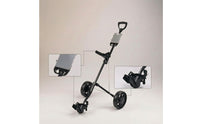 Foldable Two-Wheel Golf Cart Compact Storage 2-Wheel Golf Cart Heavy-Duty Stable for Golfers, Golf Course