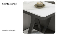 Rolling C-Table Nordic aesthetic Nightstand Lockable casters for Homeowners, Students