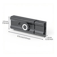 Portable Door Lock, no tools required Security Device, Easy Install Privacy Lock for Bedroom, Hotel, Apartment