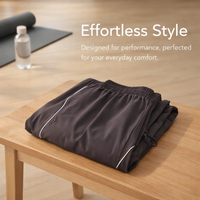 Ladies Trousers for Women UK with High Waist and Quick Dry Nylon Material, Tapered Joggers for Gym and Running, Work