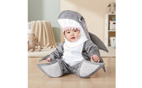3D Small Sea Creature Costume | Full-Body, Infant Shark Jumpsuit, for Halloween