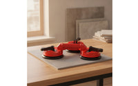Heavy-Duty Suction Cup Lifter Handheld Glass Lifter Smooth Glass Suction Cups Non-Porous for Installers