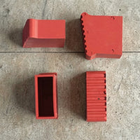 Ladder Foot Sleeve Molded Ladder Leg Protector Textured Hardware for Homeowners, Handymen, Home Maintenance, Workshop