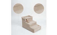 Pet Stairs with Storage Removable Dog Stairs with Storage Comfortable Dog Steps for Sofa