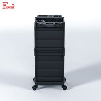 6-Tier Salon Trolley with Hair Dryer Holder