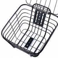 Electric Bike Front Basket Reinforced Cycle Gear Heavy Duty for Travel