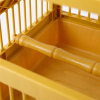 Bird Bathing Cage for Medium Birds, Metal Bird Washing Cage and Shower Enclosure, Indoor Bird Cage Accessory for Your Pet Bird Bath Setup
