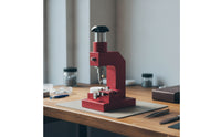 Manual Strap Punching Press Heavy Duty Wristband Punch Tool Belt Hole Punching Tool with Bench Top Base for Watchmakers, Jewelers, Workshops