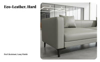 Comfortable padding 3-Person Couch Wear-withstandant Reception Seating Business Grade Commercial Furnishing Easy to Clean for Hotel Proprietors, Office Managers, Interior Designers, Waiting Room, Lobby, Lounge