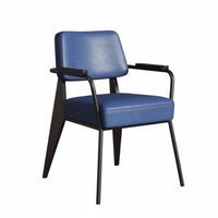 Upholstered Armchair with Angled Legs Factoryinfluenced & Design Business-Grade Furniture Retro Design Rustresistant Finish