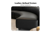 Curved Sectional Sofa Set Luxury Design 3-Piece Curved Reception Set configurable configuration business-grade Furniture for Homeowners, Families, Lobby, Office