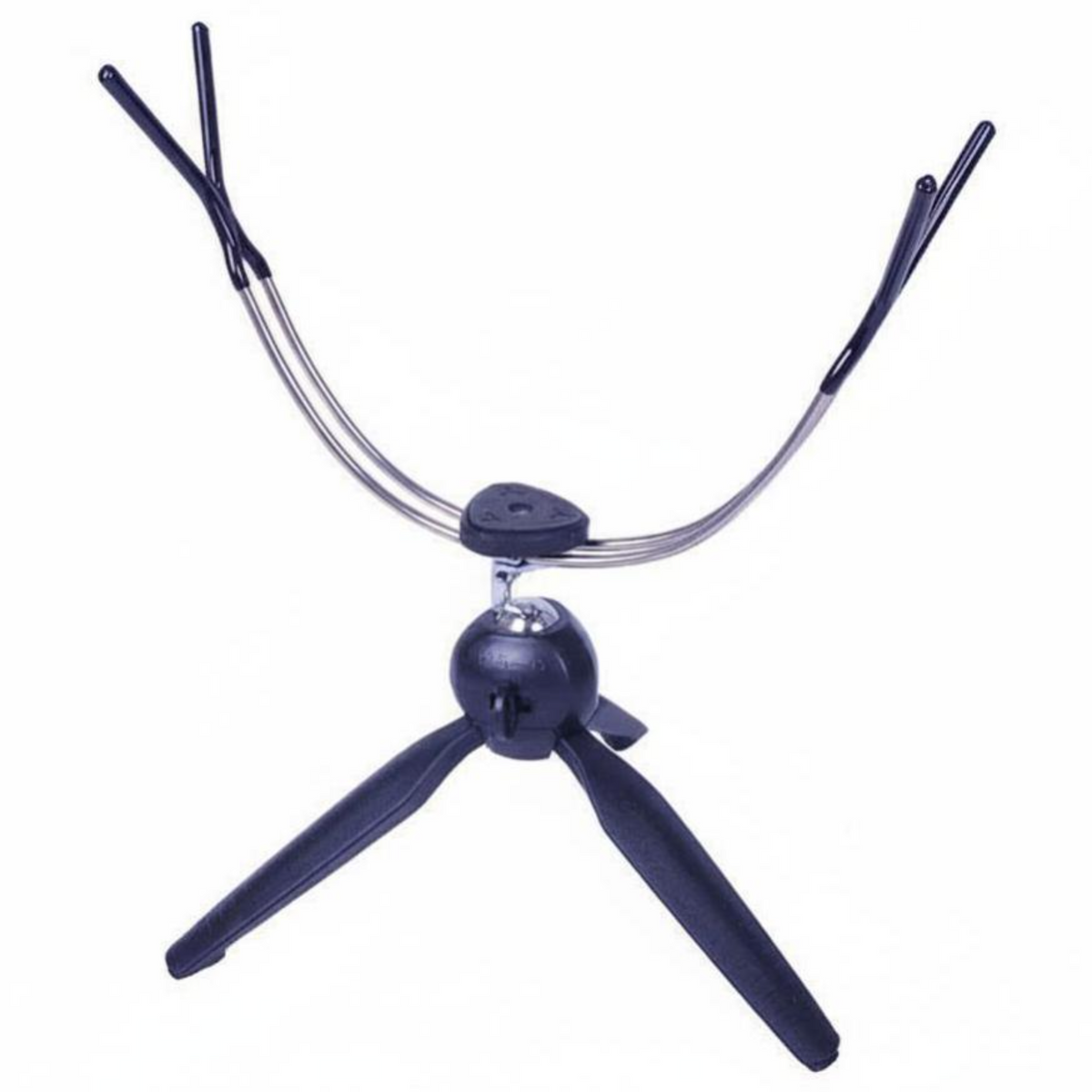 Foldable ice fishing rod rack