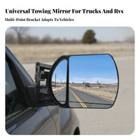 Wide View Extended Rear Vision Mirror