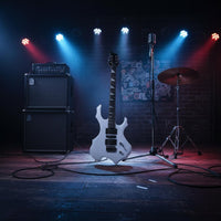 Complete Set Starter Electric Guitar Kit Easy to Play 24 Fret Electric Guitar Ergonomic Body for Beginners
