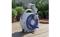 Water Hose Reel Carrier Compact Garden Hose Reel Carrier Space Saving for Yard
