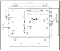 Outdoor AP Bridge Housing Die-Cast Aluminum Waterproof Enclosure