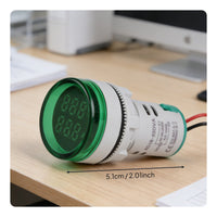Multi-Function Voltmeter Ammeter Frequency Meter High-Brightness Display Alternating Current Digital Voltmeter Ammeter Energy Saving LED Digital Power