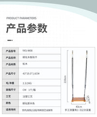 亚马逊热销木板秋千室内户外民宿荡秋千碳化松木儿童秋千