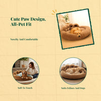 Dog Bed, Warm Plush Sleeping Mat, Non-slip, Indoor Pet Bed