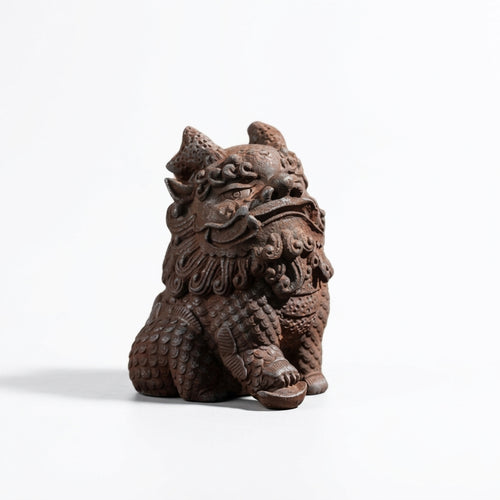 Antique Cast Iron Mythical Beast Figurine