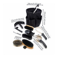 Grooming Bucket with Pockets Portable Grooming Tote with Pockets Large Capacity
