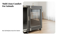 Clear Dog Enclosure Luxury Villa Design Clear Panel Dog House Transparent View Easy to Clean
