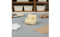 Dollhouse Armchair Detailed Miniature Couch with Cushion Elegant Furniture for Photography