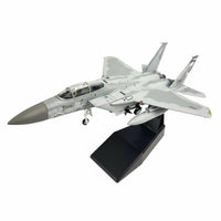 1/100 Scale F-15C Model Highly Detailed Diecast Fighter Jet for Office Decor