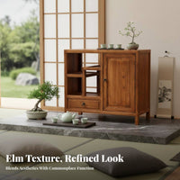 Integrated Brewing Console Chinese Design Aesthetic Tea Cabinet for Study