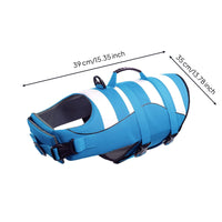 Adjustable Dog Life Jacket with Rescue Handle Secure Dog Life Jacket with D-Attachment High-Buoyancy Lightweight for Young Dogs