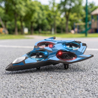 Rc Fighter Jet Beginner-Friendly Remote Control Drone Rechargeable Drone with Remote Controller for Beginners, Kids, Outdoor Flying, Indoor Practice