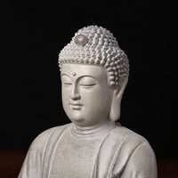 Chinese Zen Buddha Statue Tabletop Ornament Resin Craft for Home Decor