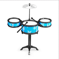 Sturdy and Long-Lasting Children's Jazz Drum Toy Easy to Assemble Kids Drum Set ABS Material Percussion Instrument for Toddlers