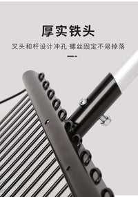 马粪叉铁草料叉可拆卸便携马房叉子叉头马具马术用品工厂8802039