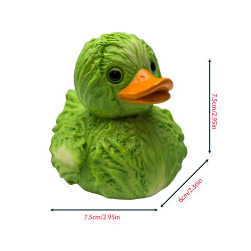 Vegetable Duck Statue Whimsical Decorative Item Sturdy