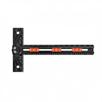 Hole Positioning Ruler Multi-Function Hand Tool Portable for Carpentry Work