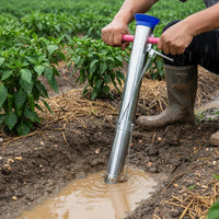 Manual Vegetable Planter No-Bend Design Stainless Steel Vegetable Transplanter