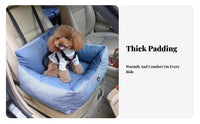 Dog Car Seat Safety Straps pet transport box Padded Interior for highway excursions, Home