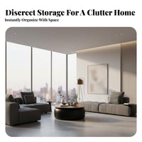 2 Pieces Stack Ing Coffee Table Set Round Surface Stack Ing Coffee Table Pair Hidden Storage Multi-Functional for Homeowners