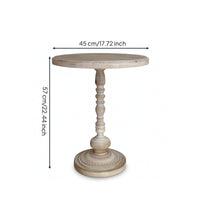 Round Pedestal Table Refined for Living Room, Bedroom