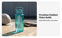 Shatter-Proof Large Capacity Water Bottle High Temperature Resistant Large Capacity Sports Bottle Long-Lasting for Office Workers, Hiking