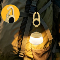 Adjustable-Length Rechargeable Lantern Compact Camping Lantern Long Battery Life Rechargeable Light with Handle Portable for Campers, Travelers, Tents, Patio