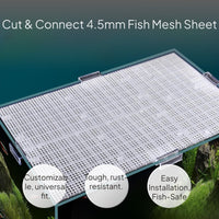Aquarium Divider Grid Mesh Panel DIY Filter Board