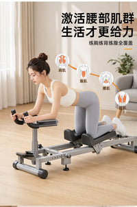 Home Indoor Fitness Crawler Ab Wheel Lumbar Spine Trainer Belly Fat Burner Exercise Equipment for Women