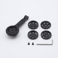 Bike Computer Mount with Action-Sports Interface Adapter Secure Bracket Adjustable Holder for Road Bicycling