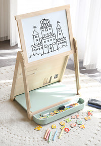 Wooden Multi-functional Folding Blackboard for Kids Learning